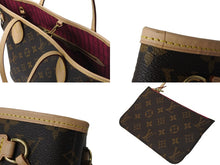 Load image into Gallery viewer, 極美品 LOUIS VUITTON ルイヴィトン トートバッグ ネヴァーフルPM モノグラム ブラウン M41245 ゴールド金具 中古 56797