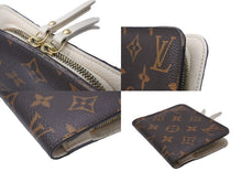 Load image into Gallery viewer, LOUIS VUITTON ルイヴィトン モノグラム ポルトモネ アンソリット ブラウン イヴォワール 二つ折り財布 M66703 美品 中古 56808