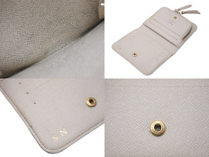 LOUIS VUITTON ルイヴィトン モノグラム ポルトモネ アンソリット ブラウン イヴォワール 二つ折り財布 M66703 美品 中古 56808
