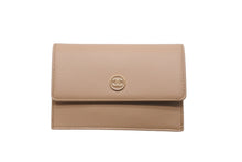 Load image into Gallery viewer, CHANEL シャネル カードケース 10番台 ベージュ 小物 ココマーク キーリング付き 小銭入れ コインケース 良品 中古 56809