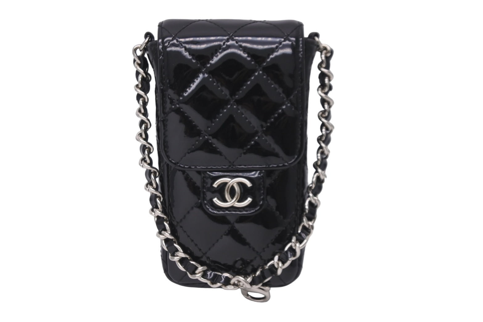 シャネル　デカココ　ポーチ　黒　パテントレザー　ショルダー　ポシェット シャネル デカココ ポーチ 黒 パテントレザー ショルダー ポシェット