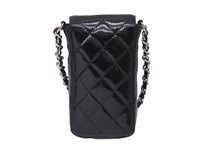 Load image into Gallery viewer, CHANEL シャネル マトラッセ パテントレザー チェーン ポーチ 13番台 ココマーク ブラック 小物入れ ケース 美品 中古 56810