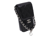 Load image into Gallery viewer, CHANEL シャネル マトラッセ パテントレザー チェーン ポーチ 13番台 ココマーク ブラック 小物入れ ケース 美品 中古 56810