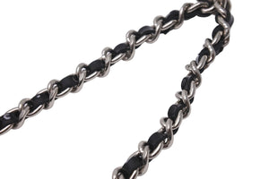 CHANEL シャネル マトラッセ パテントレザー チェーン ポーチ 13番台 ココマーク ブラック 小物入れ ケース 美品 中古 56810