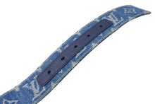 Load image into Gallery viewer, LOUIS VUITTON ルイヴィトン ベルト M0465 NIGO リバーシブル ハート LV MADE デニム インディゴ サイズ85/34 美品 中古 56828