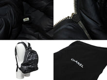 Load image into Gallery viewer, 極美品 CHANEL シャネル リュック ドゥドーヌ 24番台 ココマーク ダークグレー ナイロン A91933 シルバー金具 中古 56829