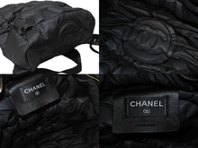 Load image into Gallery viewer, 極美品 CHANEL シャネル リュック ドゥドーヌ 24番台 ココマーク ダークグレー ナイロン A91933 シルバー金具 中古 56829