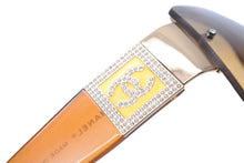 Load image into Gallery viewer, CHANEL シャネル サングラス ラインストーン ココマーク グラデーション ゴールド金具 4095-B 美品 中古 56830