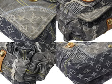Load image into Gallery viewer, LouisVuitton ルイヴィトン パッチワーク ポスティ メッセンジャーバッグ モノグラムデニム グレー M95374 美品 中古 56831