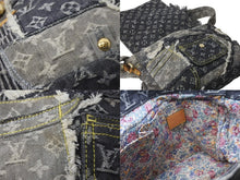 Load image into Gallery viewer, LouisVuitton ルイヴィトン パッチワーク ポスティ メッセンジャーバッグ モノグラムデニム グレー M95374 美品 中古 56831