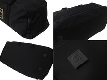 Load image into Gallery viewer, CHANEL シャネル ボストンバッグ スポーツライン ココマーク コットンキャンバス ブラック 7番台 美品 中古 56832