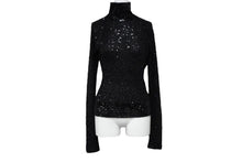 Load image into Gallery viewer, Donna Karan ダナキャラン その他トップス スパンコール タートルネック カーディガン 2点セット KRDCSA1047 美品 中古 56845