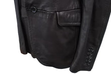 Load image into Gallery viewer, GUCCI グッチ シェリーライン テーラードジャケット ブラウン 羊革 レーヨン アウター 200327 XN256 サイズ46 美品 中古 56849