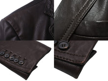 Load image into Gallery viewer, GUCCI グッチ シェリーライン テーラードジャケット ブラウン 羊革 レーヨン アウター 200327 XN256 サイズ46 美品 中古 56849