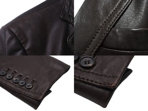 GUCCI グッチ シェリーライン テーラードジャケット ブラウン 羊革 レーヨン アウター 200327 XN256 サイズ46 美品 中古 56849