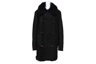 GUCCI グッチ コート ムートン トムフォード期 ヴィンテージ ブラック サイズ46 165419.XSO83 美品 中古 56850