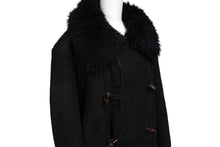 Load image into Gallery viewer, GUCCI グッチ コート ムートン トムフォード期 ヴィンテージ ブラック サイズ46 165419.XSO83 美品 中古 56850