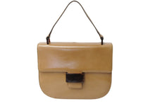 画像をギャラリービューアに読み込む, PRADA プラダ ハンドバッグ B6659 MADRAS Bachel イタリア製 ベージュ レザー 美品 中古 56851 