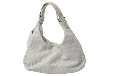 BOTTEGAVENETA ボッテガヴェネタ ハンドバッグ ショルダーバッグ イントレチャート ホワイト 125787 良品  56852