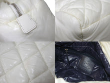 Load image into Gallery viewer, CHANEL シャネル ハンドバッグ コココクーン 14番台 A48619 ホワイト ナイロン シルバー金具 良品 中古 56862