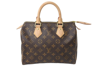 LOUIS VUITTON ルイヴィトン ハンドバッグ スピーディ25 モノグラム M41109 ブラウン ゴールド金具 美品 中古 56878