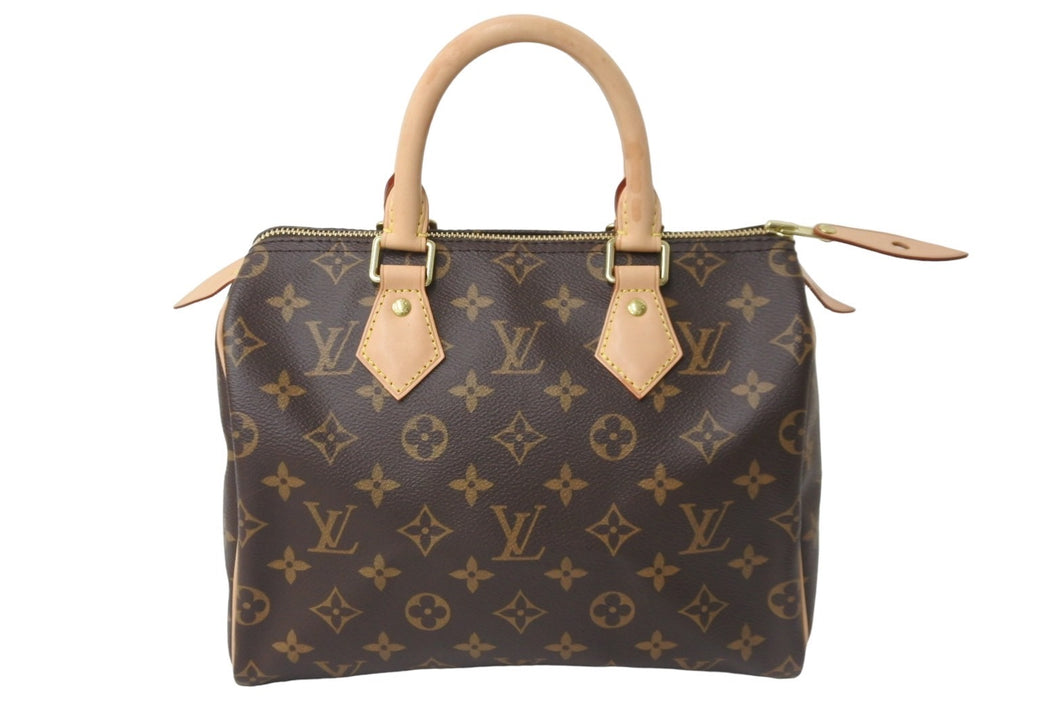 LOUIS VUITTON ルイヴィトン ハンドバッグ スピーディ25 モノグラム M41109 ブラウン ゴールド金具 美品 中古 56878