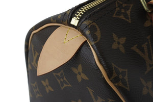 LOUIS VUITTON ルイヴィトン ハンドバッグ スピーディ25 モノグラム M41109 ブラウン ゴールド金具 美品 中古 56878