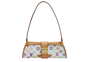 LOUIS VUITTON ルイヴィトン ハンドバッグ シャーリー モノグラムマルチカラー ブロン M40049 ゴールド金具 美品 中古 56883