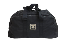 Load image into Gallery viewer, CHANEL シャネル ボストンバッグ スポーツライン 7番台 ココマーク ブラック ナイロン ブラック金具 美品 中古 56887