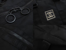 Load image into Gallery viewer, CHANEL シャネル ボストンバッグ スポーツライン 7番台 ココマーク ブラック ナイロン ブラック金具 美品 中古 56887