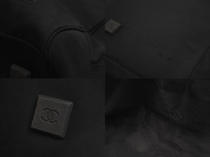 CHANEL シャネル ボストンバッグ スポーツライン 7番台 ココマーク ブラック ナイロン ブラック金具 美品 中古 56887
