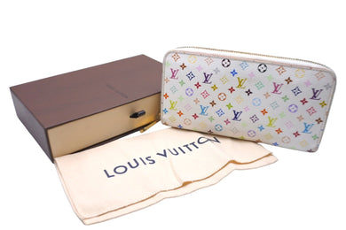 LOUIS VUITTON ルイヴィトン 長財布 M60241 ジッピー ウォレット モノグラムマルチカラー ブロン ゴールド金具 良品 中古 56899