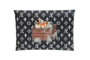 極美品 LOUIS VUITTON ルイヴィトン ポーチ ポシェット キリガミ モノグラム キャットグラム M63885 ゴールド金具 中古 56900