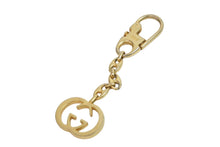 Load image into Gallery viewer, GUCCI グッチ アクセサリー キーホルダー キーリング GGロゴ ゴールド GP ゴールド金具 良品 中古 56903