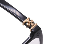Load image into Gallery viewer, CHROME HEARTS クロムハーツ サングラス メガネ ウェリントン型 VAGILANTE ブラック 54□19-149 良品 中古 56904