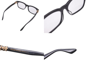 CHROME HEARTS クロムハーツ サングラス メガネ ウェリントン型 VAGILANTE ブラック 54□19-149 良品 中古 56904