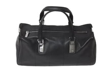 Load image into Gallery viewer, 極美品 CHANEL シャネル チョコバー ミニ ボストンバッグ 8番台 キャビアスキン ブラック ココマーク シルバー金具 鞄 中古 56914