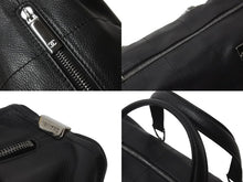 Load image into Gallery viewer, 極美品 CHANEL シャネル チョコバー ミニ ボストンバッグ 8番台 キャビアスキン ブラック ココマーク シルバー金具 鞄 中古 56914