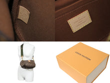 Load image into Gallery viewer, LOUIS VUITTON ルイヴィトン ショルダーバッグ M44813 ミュルティ ポシェット アクセソワール マロン カーキ 美品 中古 56916
