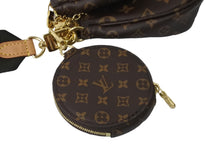 Load image into Gallery viewer, LOUIS VUITTON ルイヴィトン ショルダーバッグ M44813 ミュルティ ポシェット アクセソワール マロン カーキ 美品 中古 56916