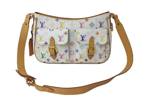 LOUIS VUITTON ルイヴィトン ショルダーバッグ M40051 ロッジGM ブロン マルチカラー ゴールド金具 良品 中古 56920