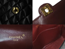 Load image into Gallery viewer, CHANEL シャネル ミニマトラッセ チェーン ショルダーバッグ 0番台 ラムスキン サークル ココマーク ブラック ロゴ 美品 中古 56924