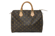 Load image into Gallery viewer, LOUIS VUITTON ルイヴィトン モノグラム スピーディ30 ボストンバッグ ブラウン ハンドバッグ 鞄 ロゴ M41526 美品 中古 56925