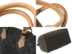 LOUIS VUITTON ルイヴィトン モノグラム スピーディ30 ボストンバッグ ブラウン ハンドバッグ 鞄 ロゴ M41526 美品 中古 56925