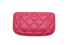 Load image into Gallery viewer, CHANEL シャネル マトラッセ カードケース 19番台 ピンク カーフスキン ココマーク ロゴ 小物入れ シルバー金具 美品 中古 56929