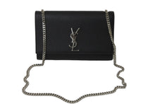 Load image into Gallery viewer, 極美品 YVES SAINT LAURENT イヴサンローラン ケイト ショルダーバッグ YSL3640210820 ブラック シルバー金具 中古 56932