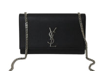 Load image into Gallery viewer, 極美品 YVES SAINT LAURENT イヴサンローラン ケイト ショルダーバッグ YSL3640210820 ブラック シルバー金具 中古 56932