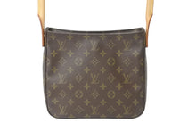 Load image into Gallery viewer, LOUIS VUITTON ルイヴィトン モノグラム ルーピング MM ショルダーバッグ ブラウン PVC ワンショルダー M51146 美品 中古 56939
