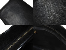 Load image into Gallery viewer, 極美品 CHANEL シャネル キャビアスキン 復刻 トートバッグ 7番台 ハンドバッグ ブラック ココマーク ロゴ ゴールド金具 中古 56945