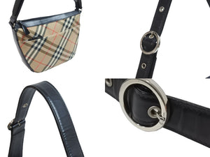 Burberry バーバリ－ オ－ルドバーバリ－ ショルダーバック バッグ チェック ブラウン 中古 良品 56950